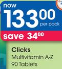 Clicks Multivitamin A-Z 90 Tablets-Per Pack