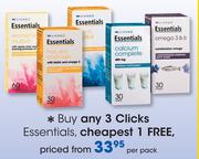 Clicks Essentials-Per Pack