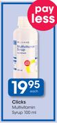Clicks Multivitamin Syrup-100ml