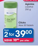 Clicks Aloe 30 Tablets-For 2