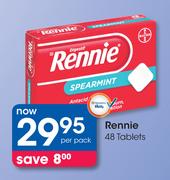 Rennie 48 Tablets-Per Pack