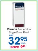 Vermox Suspension Single Dose-10ml