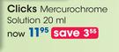 Clicks Mercurochrome Solution-20ml