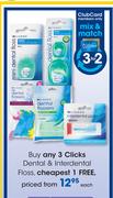 Clicks Dental & Interdental Floss-Each