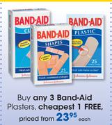Band-Aid Plasters-Each