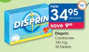 Disprin Cardiocare 100mg 30 Tablets-Per Pack