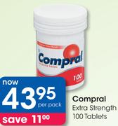 Compral Extra Strength 100 Tablets-Per Pack