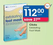 Clicks Exfoliating Foot Mask