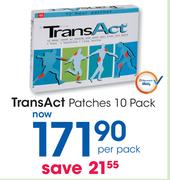 TransAct Patches-10 Per Pack
