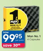 Man No.1 4 Caspsules-Per Pack