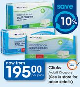 Clicks Adult Diapers-Per Pack