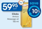 Clicks Arnica Massage Oil-100ml