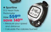 Sportline S12 Heart Rate Pedometer