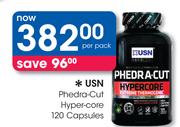 USN Phedra Cut Hyper Core 120 Capsules-Per Pack
