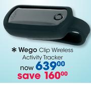 Wego Clip Wireless Activity Tracker