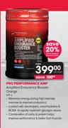 GNC Pro Performance AMP Amplified Endurance Booster Orange-849g