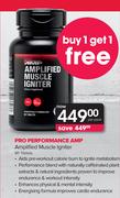 GNC Pro Performance AMP Amplified Muscle Igniter-90 Tablets Per Pack