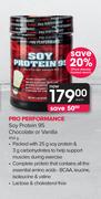 GNC Pro Performance Soy Protein 95 Chocolate or Vanilla-454g
