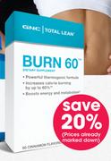 GNC Total Lean Burn-60 Tablets