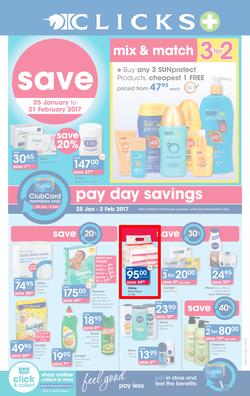 Clicks : Save (25 Jan - 21 Feb 2017), page 1