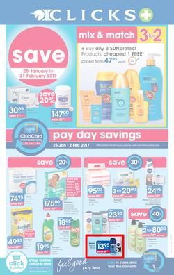 Clicks : Save (25 Jan - 21 Feb 2017), page 1