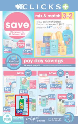 Clicks : Save (25 Jan - 21 Feb 2017), page 1