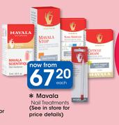 Mavala Nail Treatments-Each