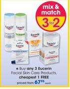 Eucerin Facial Skin Care Products-Each