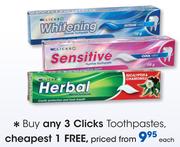 Clicks Toothpastes-Each