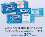 Oral-B Pro Expert Toothpastes-Each