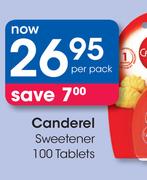 Canderel Sweetener 100 Tablets-Per Pack