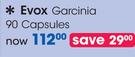 Evox Garcinia 90 Capsules