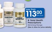 Solal Health Prescriptions Slimming Range-Per Pack