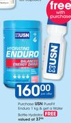 USN Purefit Enduro 1Kg & Free Water Bottle Hydrator-Per Offer