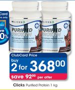 Clicks Purified Protein-2x1Kg