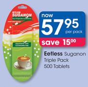 Eetless Suganon Triple Pack 500 Tablets-Per Pack