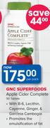 GNC Superfoods Apple Cider Complete 90 Tablets-Per Pack