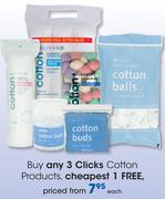Clicks Cotton Products-Each