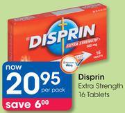Disprin Extra Strength 16 Tablets-Per Pack