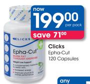 Clicks Epha-Cut-120's Capsules