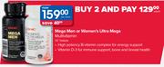 Mega Men Or Women's Ultra Mega Multivitamin 30 Tablets-Per Pacj