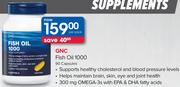 GNC Fish Oil 1000 90 Capsules-Per Pack