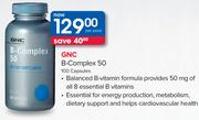GNC B-Complex 50 100 Capsules-Per Pack