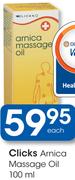 Clicks Arnica Massage Oil-100ml