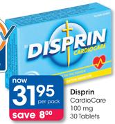 Disprin CardioCare 100mg 30 Tablets-Per Pack