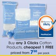 Clicks Cotton Products-Per Pack