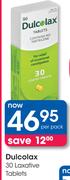Dulcolax 30 Laxative Tablets-Per Pack