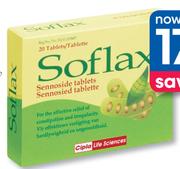 Soflax 20 Laxative Tablets-Per Pack