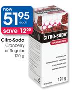 Citro-SodaCranberry Or Regular-120g