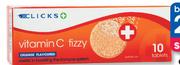Clicks Vitamin C 10 Effervescent Tablets-2's